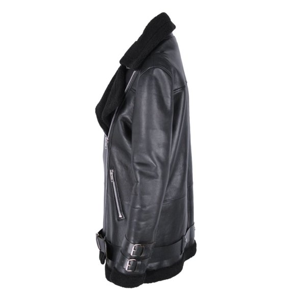 Walter Baker Adele Leather Jacket Black Medium - Picture 5 of 7